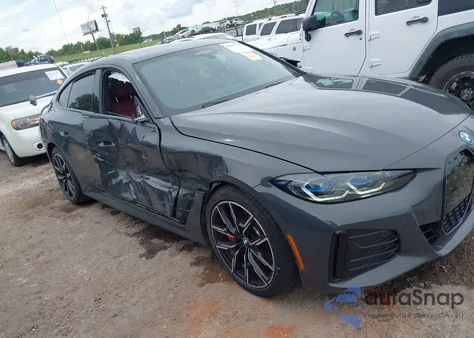 2023 BMW I4 M50 from USA, damaged, VIN WBY33AW04PFP05066